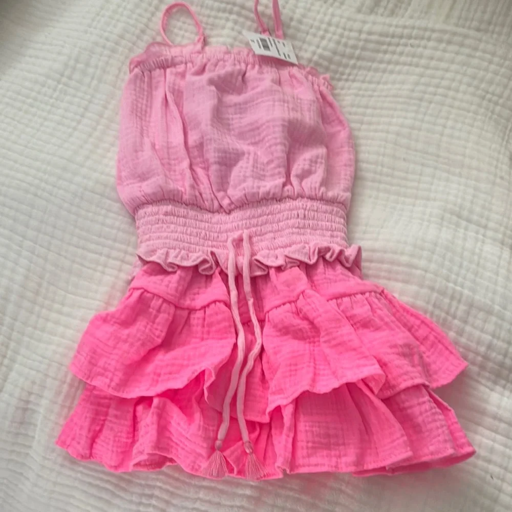 Pink Ruffled Dress - Picture 1 of 3